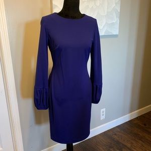 NWT! Beautiful royal blue DKNY career dress!